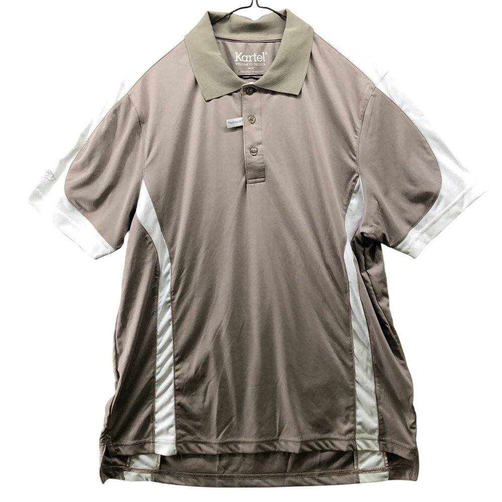 Kartel Designed In Ireland Golf‎ Polo Shirt Mens M Technical Fit Brown